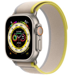 Apple Watch Ultra (GPS + Cellular) - 49 mm - Color Amarilla/beis - Talla S/M
