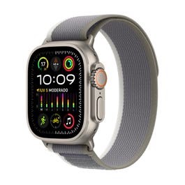 Apple Watch Ultra 2 (GPS + Cellular) - Caja de titanio de 49 mm - Correa Verde/Gris Talla S/M