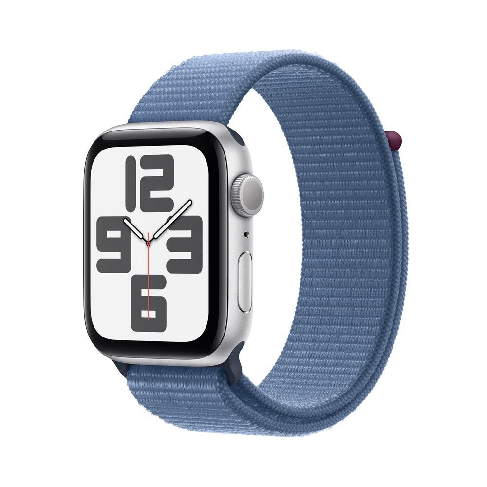 Apple Watch SE (GPS) - Caja de aluminio en plata 40 mm - Correa Loop Azul invierno