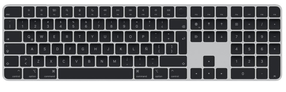 Teclado de Apple Mágico - Keyboard con Touch ID y Teclado Numérico para Mac