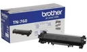 Cartucho de Tóner Negro TN-760 Brother DCP-L2550DW