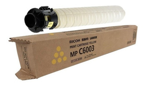 **841850** Cartucho de Tóner Amarillo Ricoh MP C4503/ MP C4504/ MP C5503/ MP C6003/ MP C6004