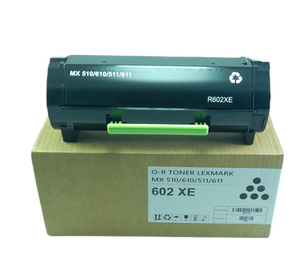 Cartucho de Tóner Negro Lexmark MX611dhe/MX410de/MX511de/MX310dn ECO