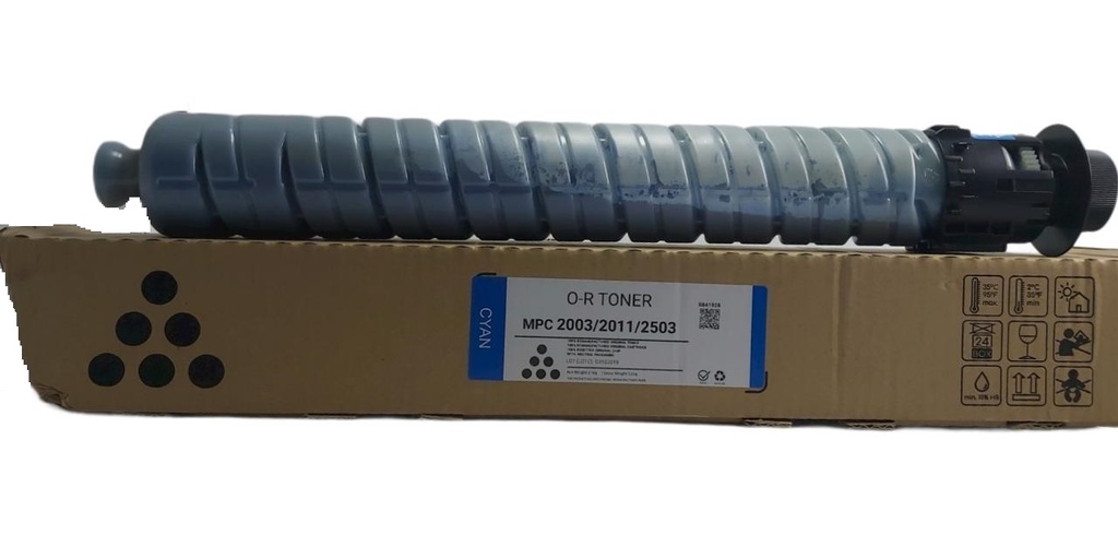 Cartucho de Tóner Cyan Ricoh MP C2003/MP C2503/MP C2004 ECO