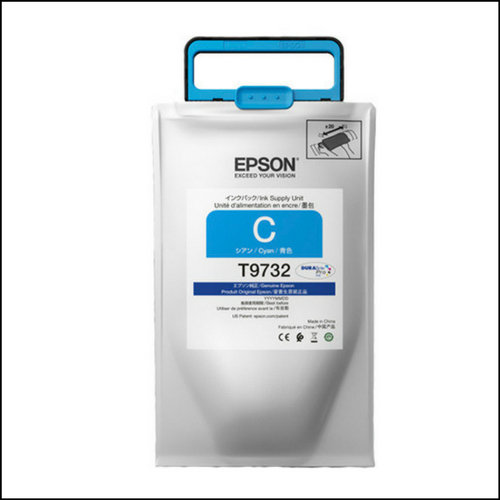 Bolsa de Tinta Cyan T973 Epson WF-C869R