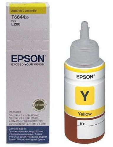 Botella de Tinta Amarilla T664 Epson L110/L120/L375/L395