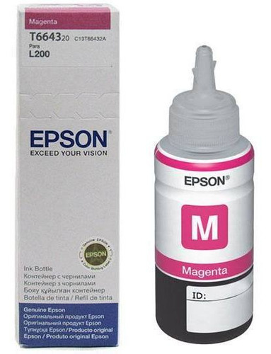 Botella de Tinta Magenta T664 Epson L110/L120/L375/L395