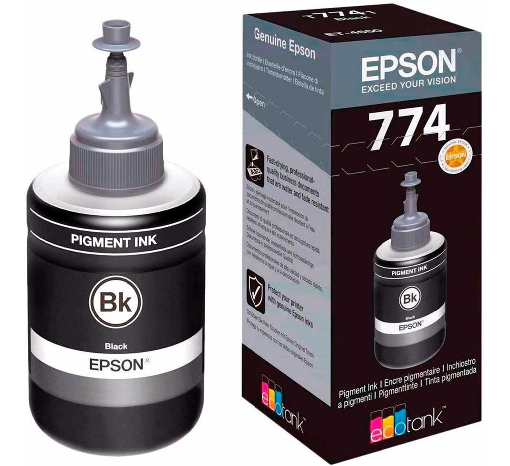 Botella de Tinta Negra T774 Epson L1455