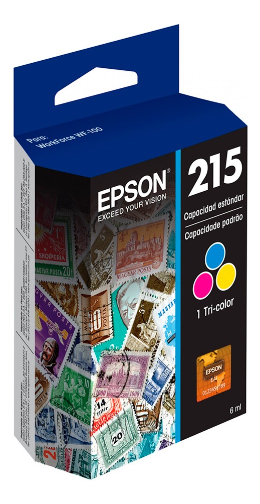 Cartucho de Tinta Tricolor 215 Epson WF-100