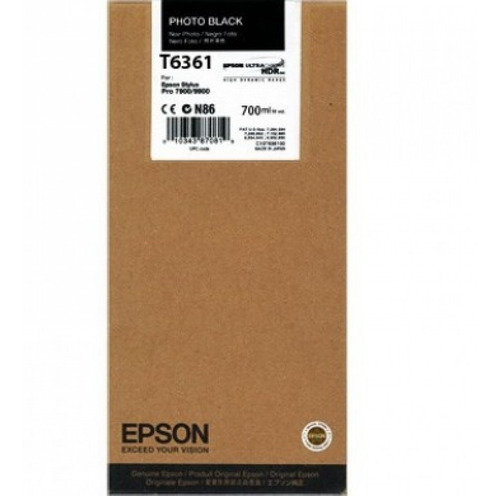 Cartucho de Tinta Negro Foto T636 Epson FotoG Stylus PRO 7900