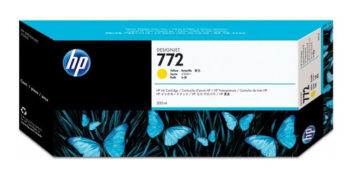 Cartucho de Tinta Amarilla 772 HP Designjet Z5200/Z5400