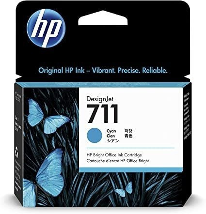 Cartucho de Tinta Cyan Designjet 29ML HP 711