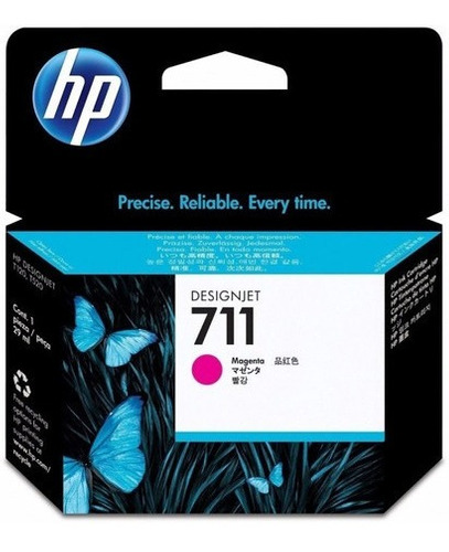 Cartucho de Tinta Magenta HP Plotter T-520 CZ130A # 711
