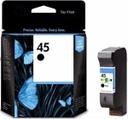 Cartucho de Tinta Negra 45 HP Designjet 700/800/815/900/930/1100/1120/1600/6122/6127/9300