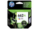 Cartucho de Tinta Tricolor 662XL HP Designjet 1015/1515AIO/2215/2545 AIO/3315/3545 AIO
