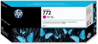 Cartucho de Tóner Magenta 772 HP Designjet Plotter Z5400