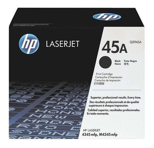 Cartucho de Tóner Negro 45A HP 4345 MFP
