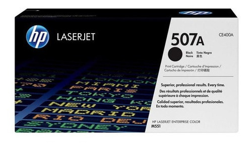 Cartucho de Tóner Negro 507A HP Laserjet M551DN