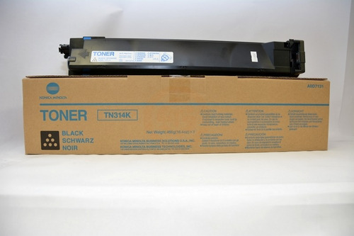 Cartucho de Tóner Negro Konica Minolta TN 314 K