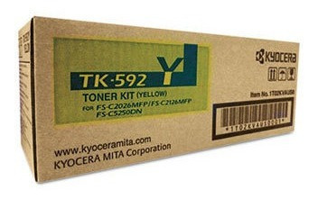 Cartucho de Tóner Amarillo TK-592Y Kyocera FS-C2026/ FS-C2126MFP/ M6026