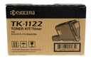 Cartucho de Tóner Negro TK-1122 Kyocera FS-1060DN/FS-1025/ FS-1125MFP