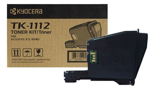 Cartucho de Tóner Negro TK-1112 Kyocera FS-1020D/ FS-1040/ FS-1120MFP