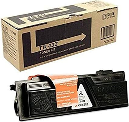 Cartucho de Tóner Negro TK-132 Kyocera FS-1028MFP/ FS-1100/ FS-1128MFP/ FS-1300D/ FS-1350DN