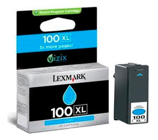 Cartucho de Tinta Cyan 100XL Lexmark PRO 905/ PRO 800