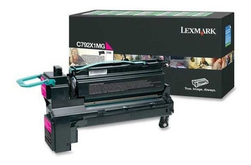 Cartucho de Tóner Magenta Lexmark C792/ CS796/ CS796de