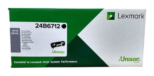 Cartucho de Tóner Negro Lexmark Negro M1145/ XM1145