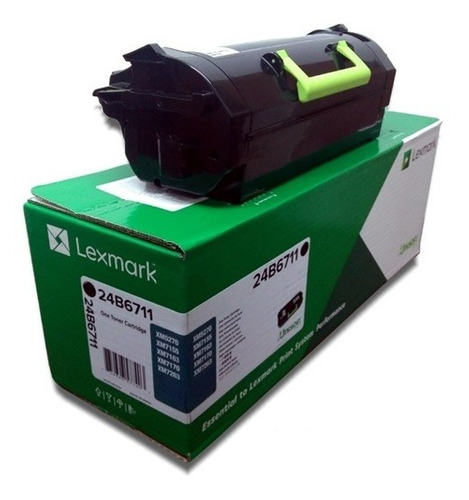 Cartucho de Tóner Negro Lexmark XM7155/ XM7163/ XM7170