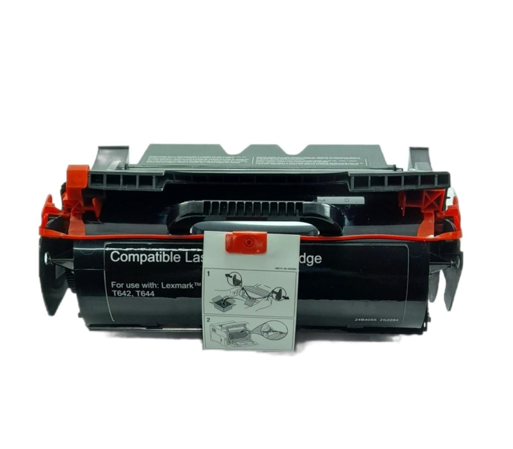 Cartucho de Tóner Negro Genérico Lexmark 640 CLV (X644H11A)