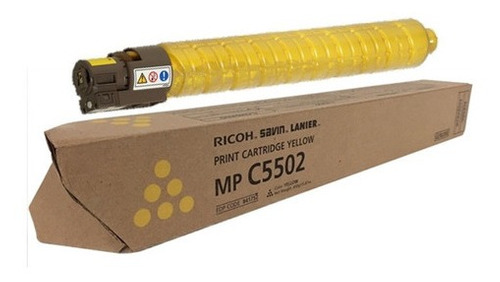 CARTUCHO DE TONER AMARILLO RICOH MP C4502/ MP C5502