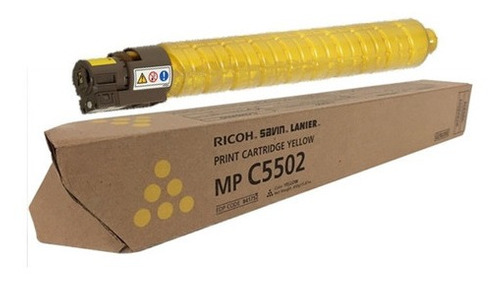 Cartucho de Tóner Amarillo Ricoh MP C4502/ MP C5502
