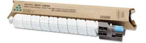 Cartucho de Tóner Cyan Ricoh MP C4000SPF/ MP C4501/ MP C5000SPF/MP C5501