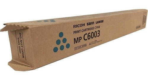 Cartucho de Tóner Cyan Ricoh MP C4503/ MP C4504/ MP C5503/ MP C6003/ MP C6004
