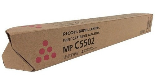 CARTUCHO DE TONER MAGENTA RICOH MP C4502/MP C5502