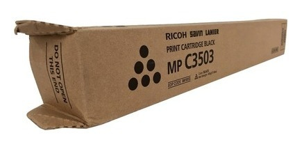 Cartucho de Tóner Negro Ricoh MP C3003/MP C3004/MP C3503/MP C3504