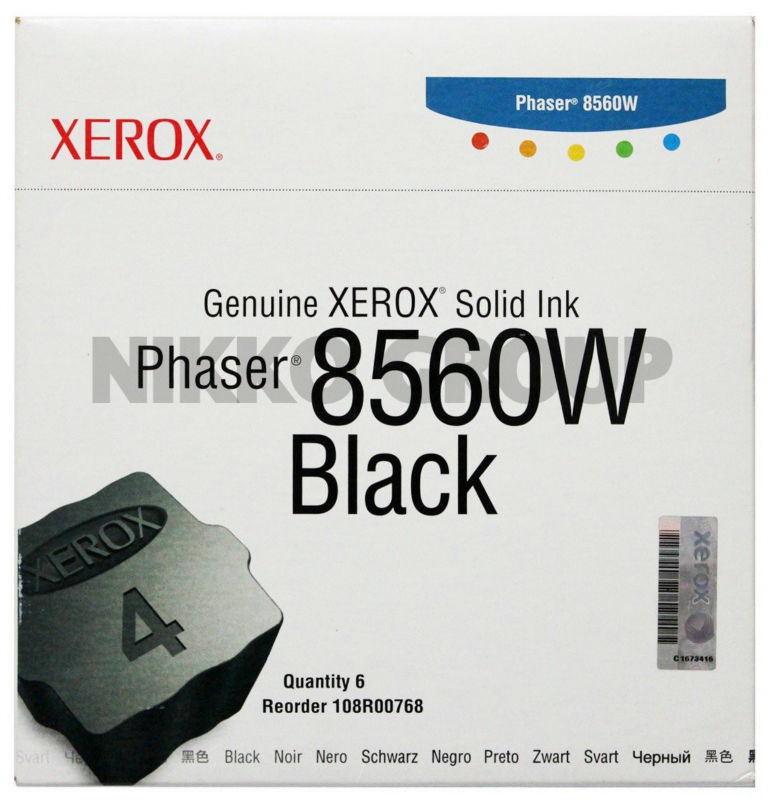 Cartucho de Tóner Negro Xerox Phaser 8560