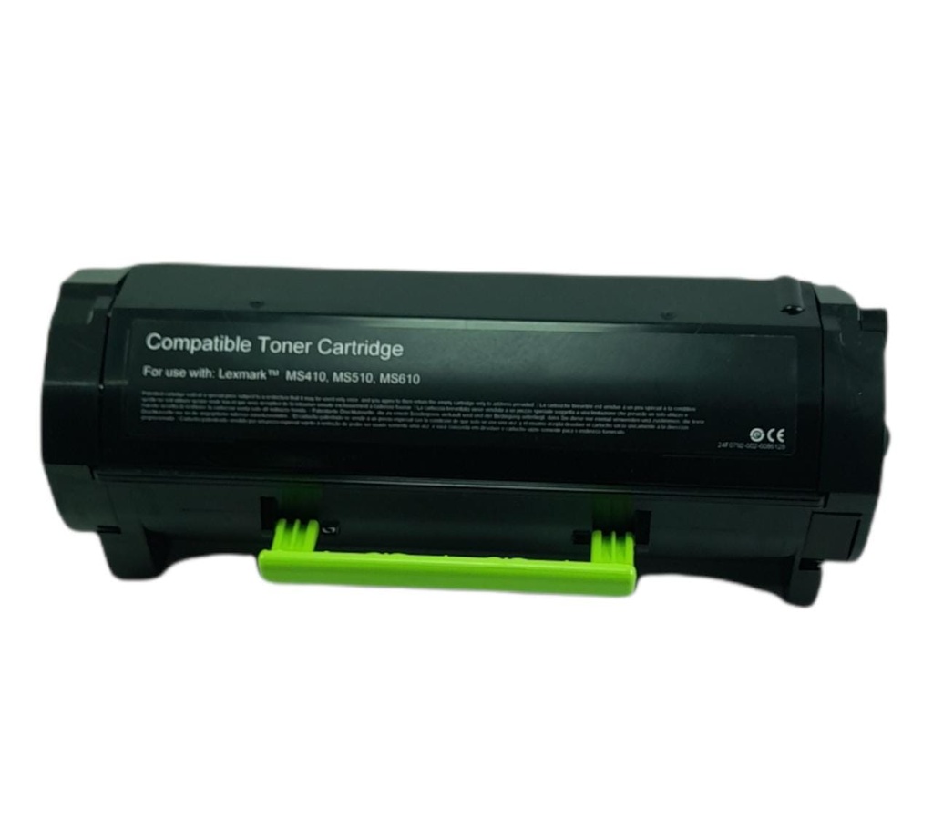 Cartucho de Tóner Negro Genérico Lexmark MX611dhe/MX410de/MX511de/MX310dn