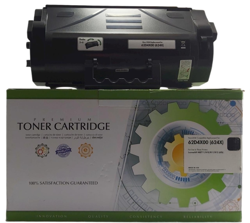 Cartucho de Tóner Negro Genérico Lexmark MX 710/711/811 STC