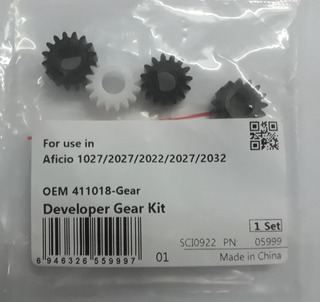 Juego Piñones Unidad revelado Genérico Ricoh AF 1022/AF 1027/AF 2022/AF 2027