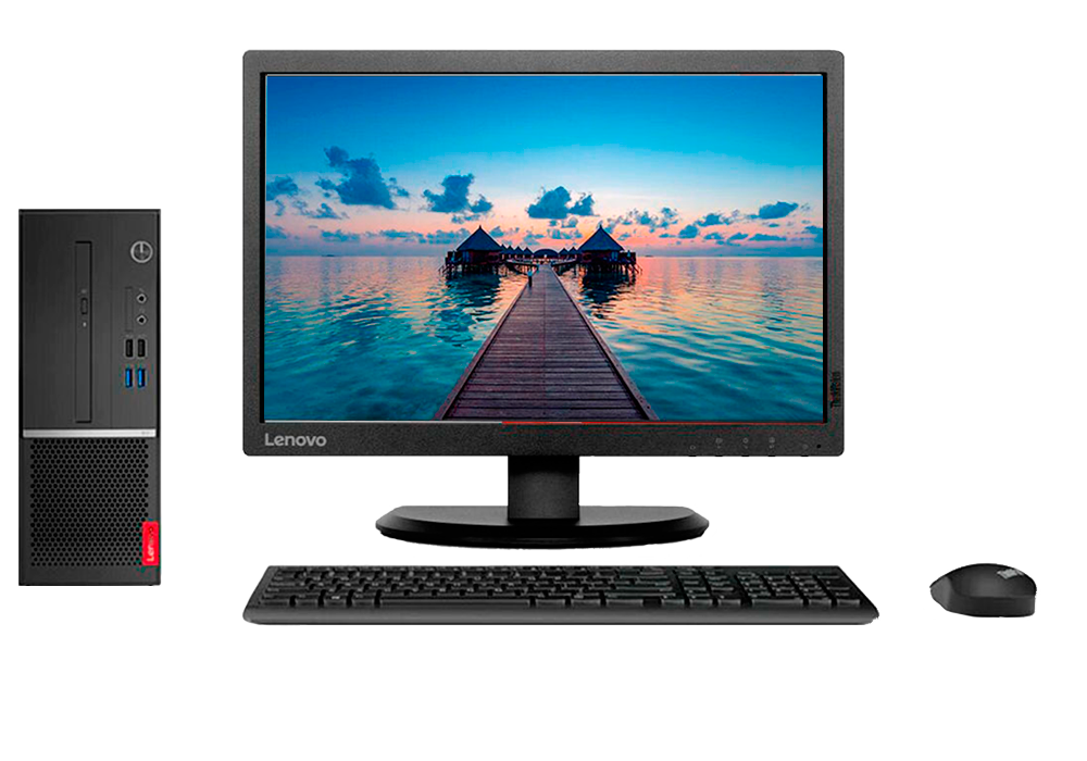Computador Lenovo V530 SFF CI3-8100 (3.6 GHZ), RAM 4GB. 2400, HDD 1TB. 7200RPM Sata 3.5'  (Monitor) 