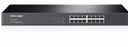 Switch 16 Puertos Escritorio/Rack RJ45 10/100/1000M Caja de Acero de 13"