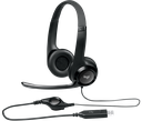 Diadema USB con Micrófono Logitech H390 Negro