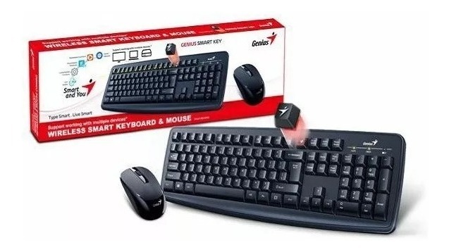 Combo teclado + Mouse inalámbrico KM-8100 Genius 