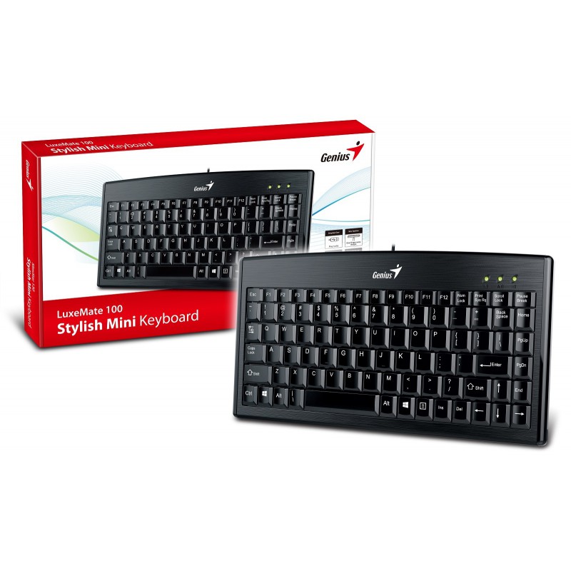 Teclado Negro USB Luxe Mate 100 Genius