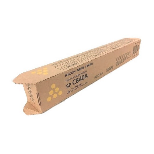 [821256] Cartucho de Tóner Amarillo SPC840A Ricoh SP C840DN/SP C842DN