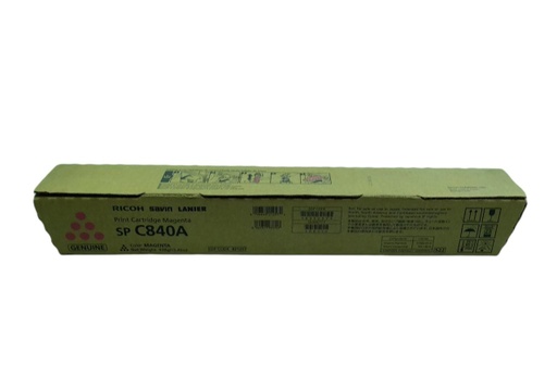 [821257] Cartucho de Tóner Magenta SPC840A Ricoh SP C840DN/SP C842DN