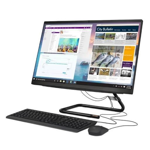 [F0EU0037LD] Computador All In One Lenovo 23,8" AIO 3 CI5 8GB RAM SSD 512GB Negro